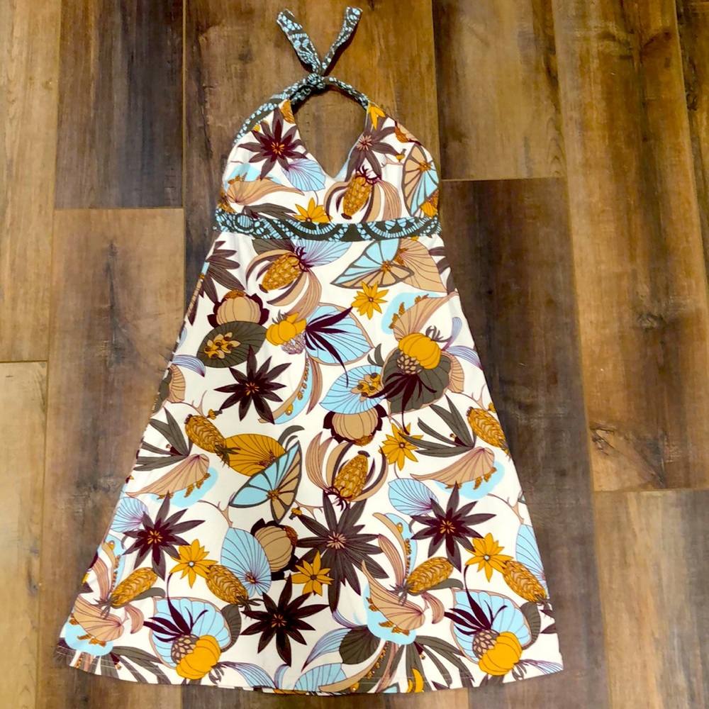Patagonia sz small floral summer halter dress